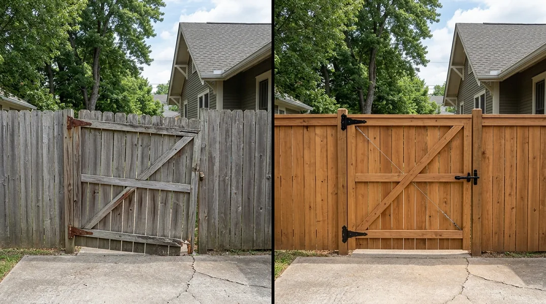 Racking a Fence to a Slope: What Works on Knoxville's Ridges